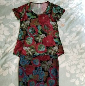 LuLaRoe Digital Floral Classic T-Shirt